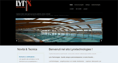 Desktop Screenshot of lynxtechnologies.it